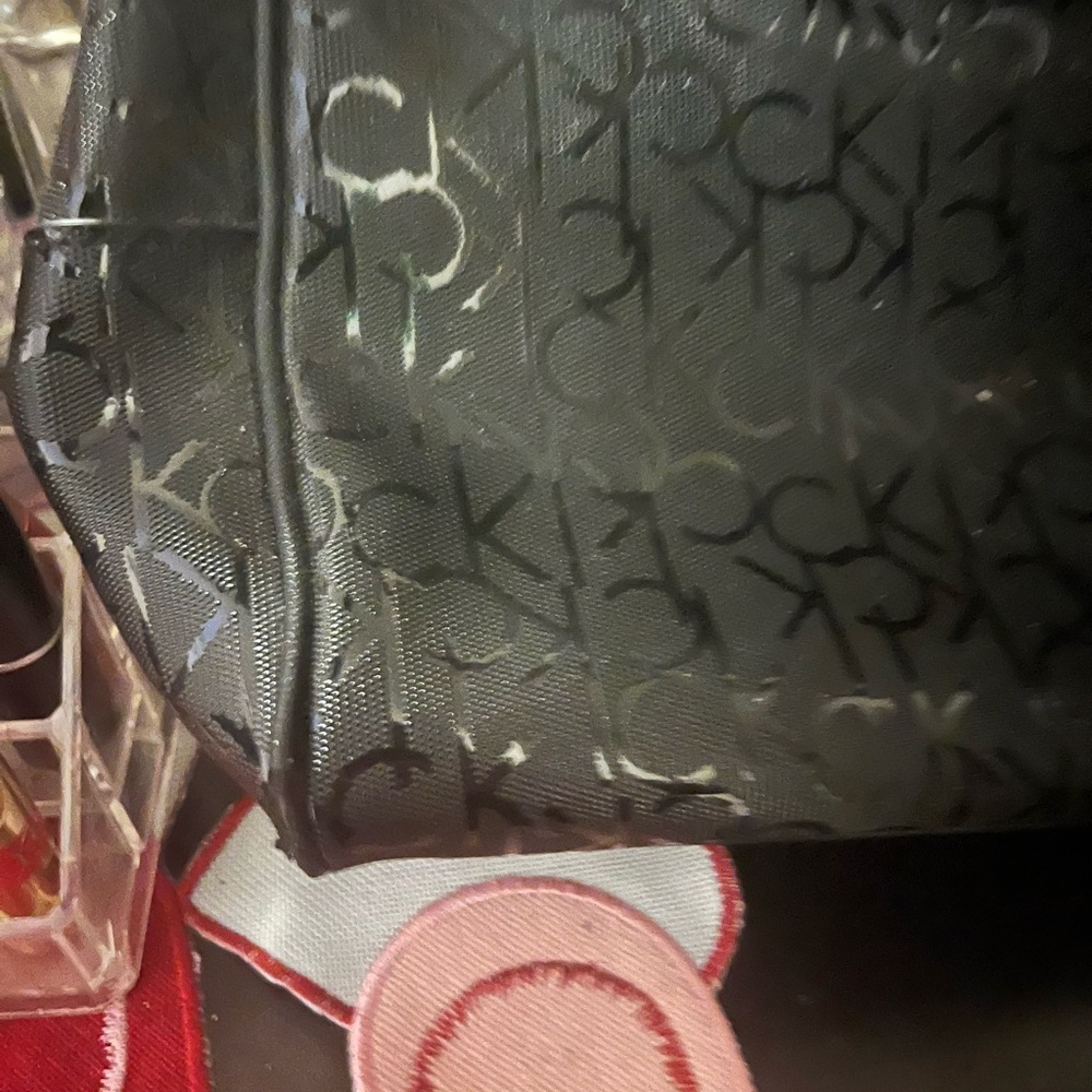 Calvin Klein Black Monogram Bag